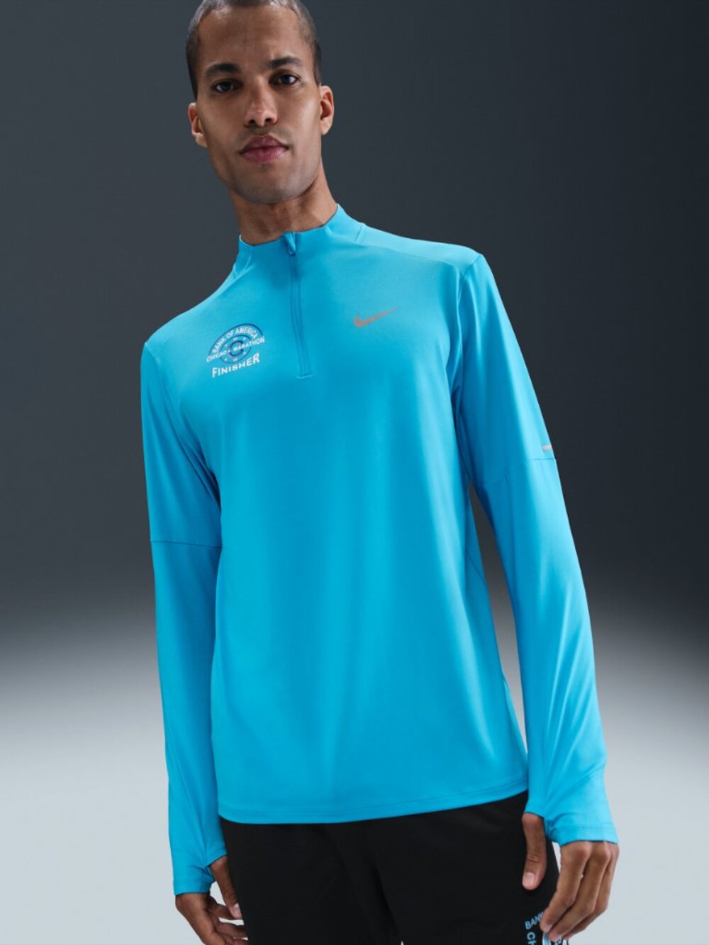 Nike Dri-FIT Element 1/4 Zip 2025 Chicago Marathon Running Top Size Small